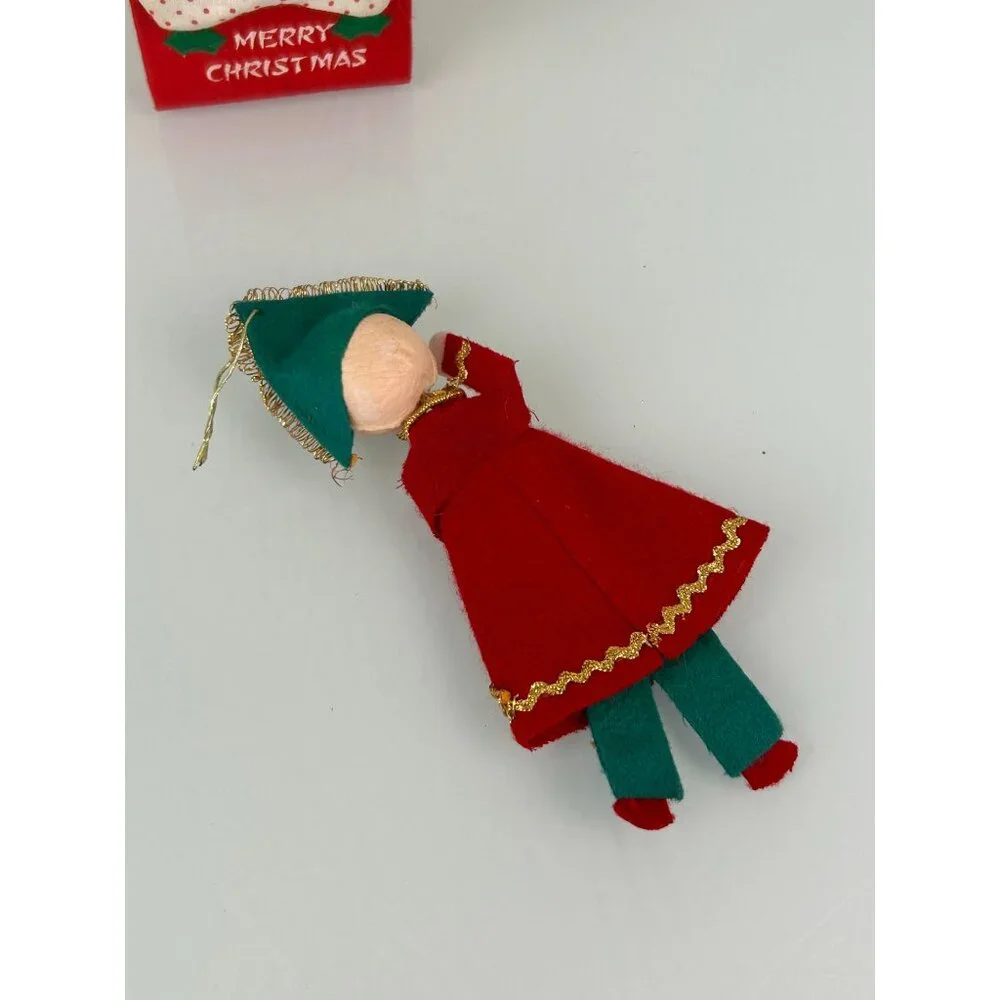 Vintage Lot (3) Christmas Tree Ornaments Russ Berrie Mice Santaland Soldier Set